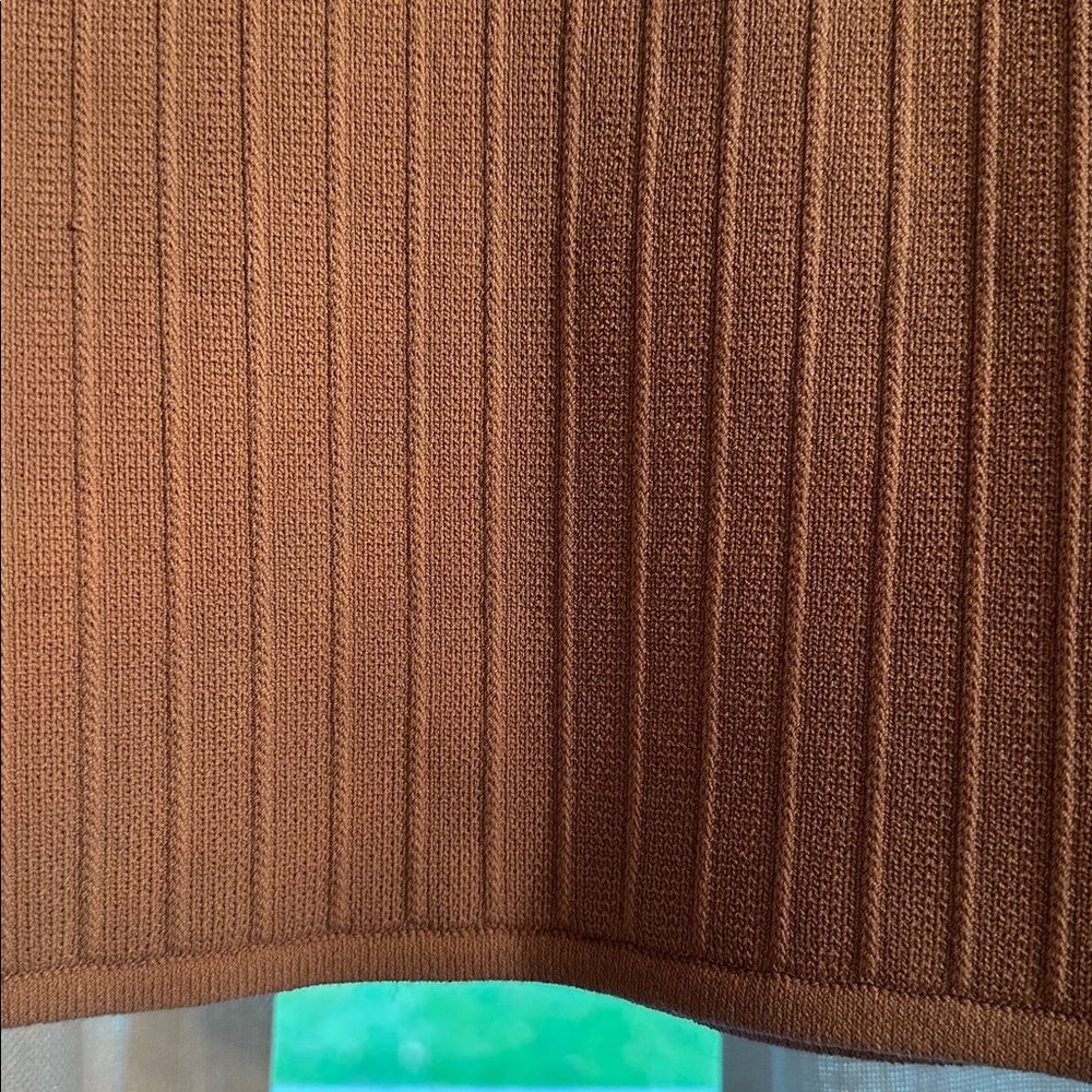 Wilfred Tan Ribbed Tube Top - Picture 3 of 4